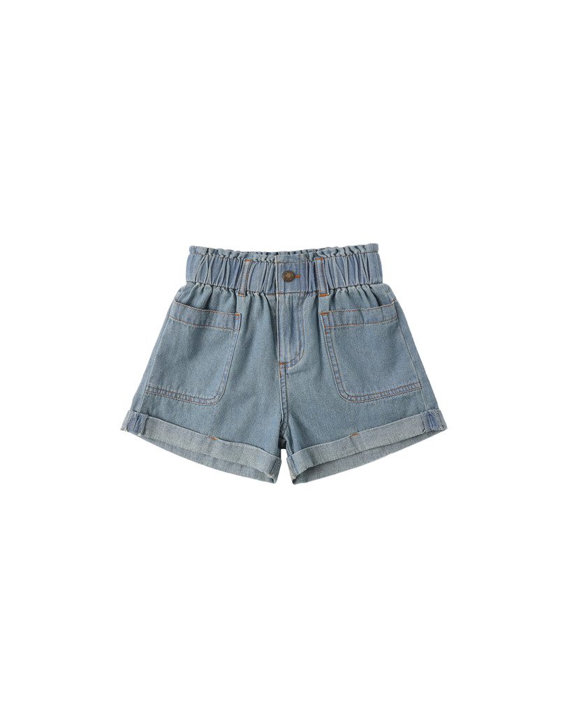 Alba Short Denim - Washed Blue