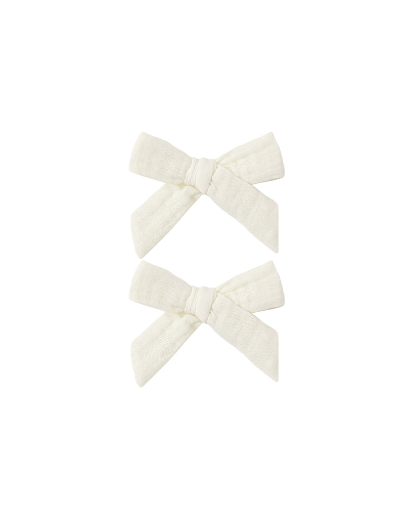 Bows Set of 2 - Ivory