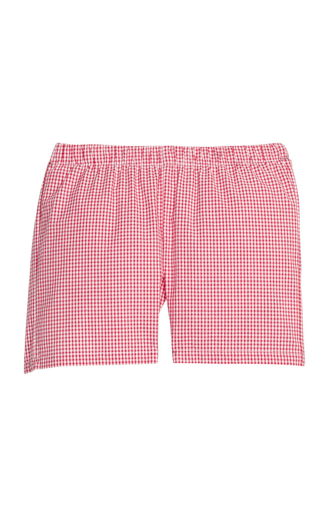 Basic Short - Red Seersucker Gingham