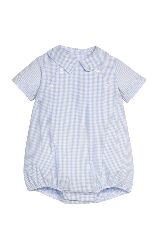 Walker Bubble - Light Blue Seersucker Gingham