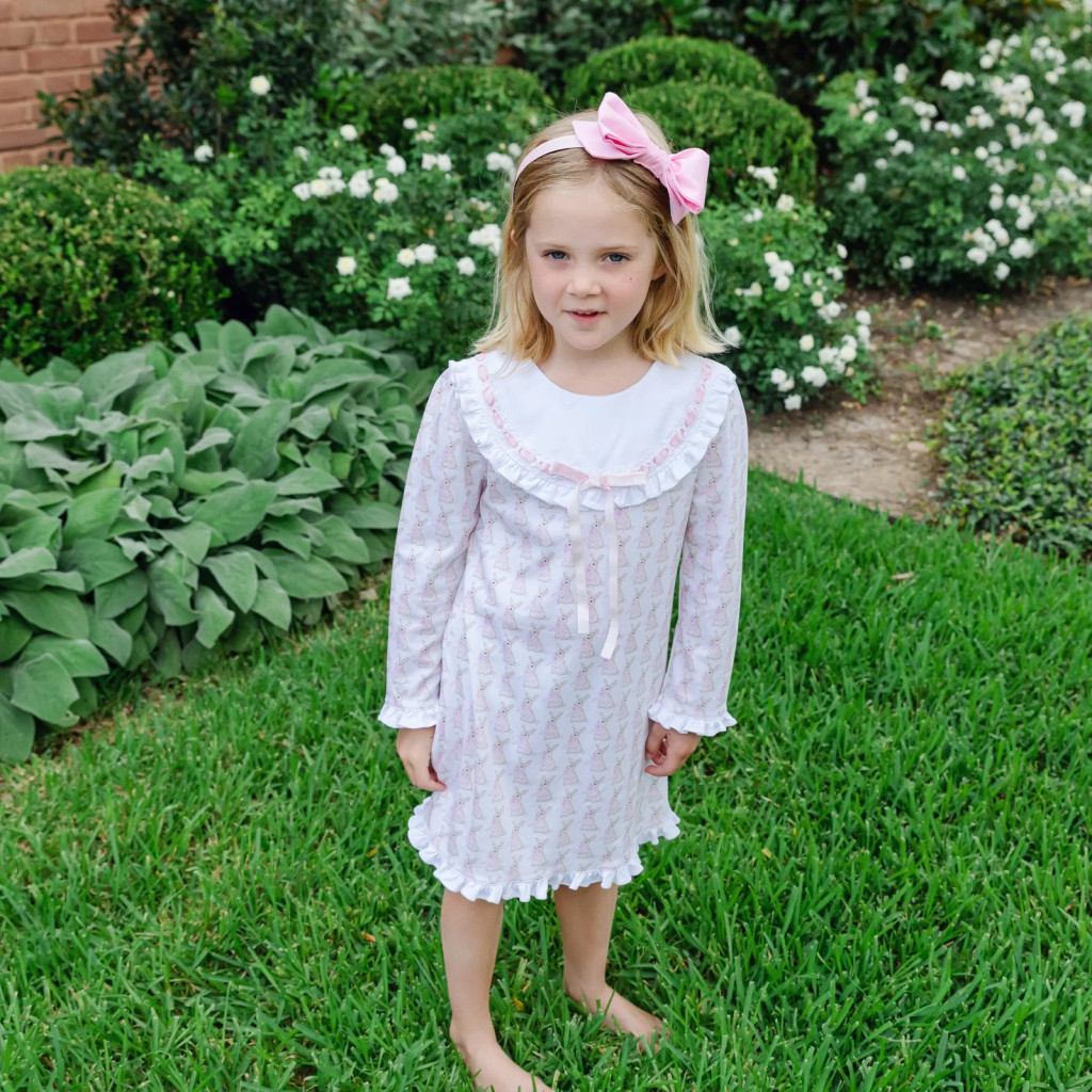 Emersyn Dress - Easter Bunnies Pink