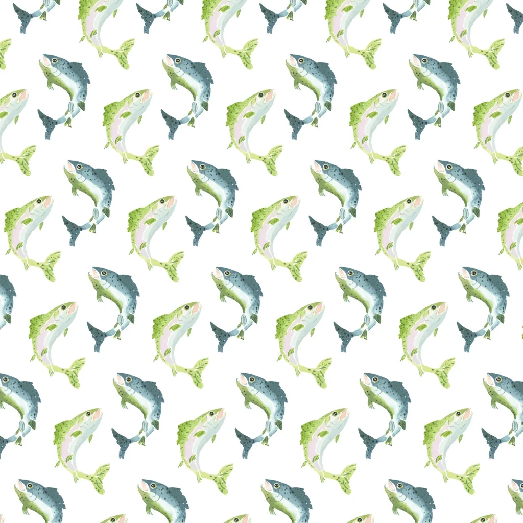 Charles Boys Short Set - Jumping Trout