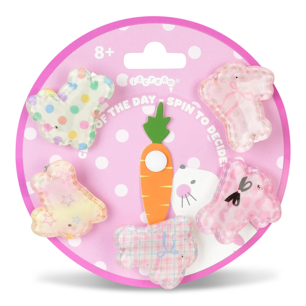 Bunny Hair Clips - Set of 5