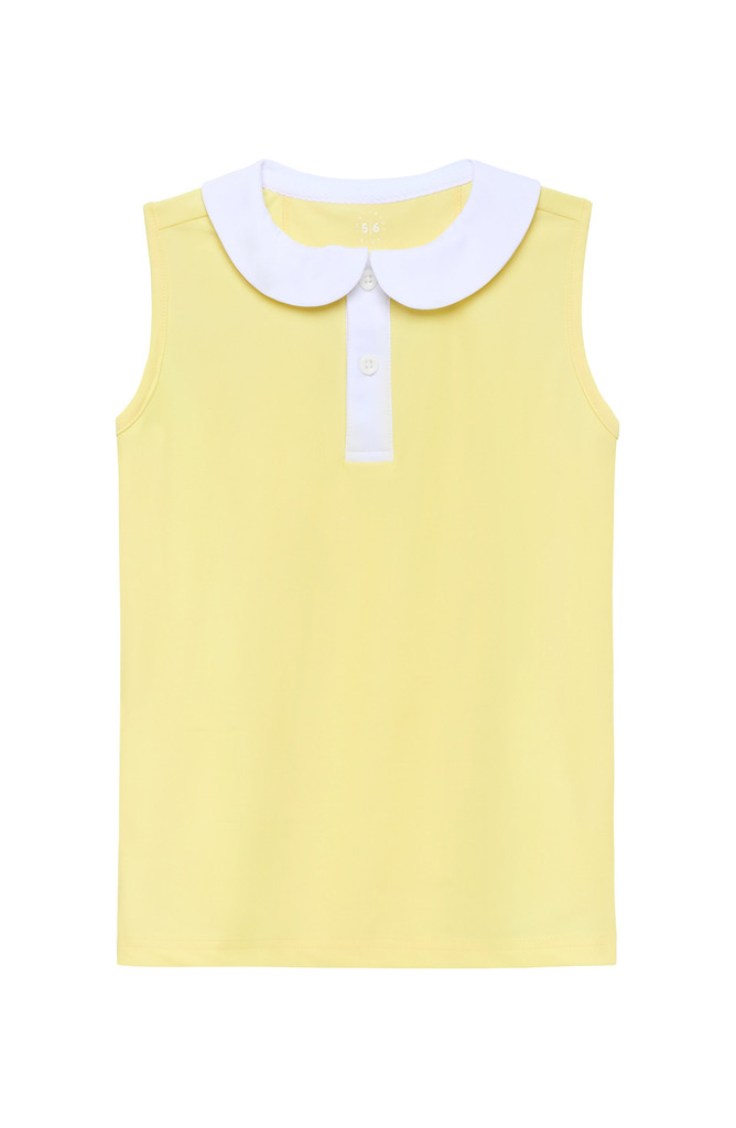 Lemon/White Girly Girl Tank
