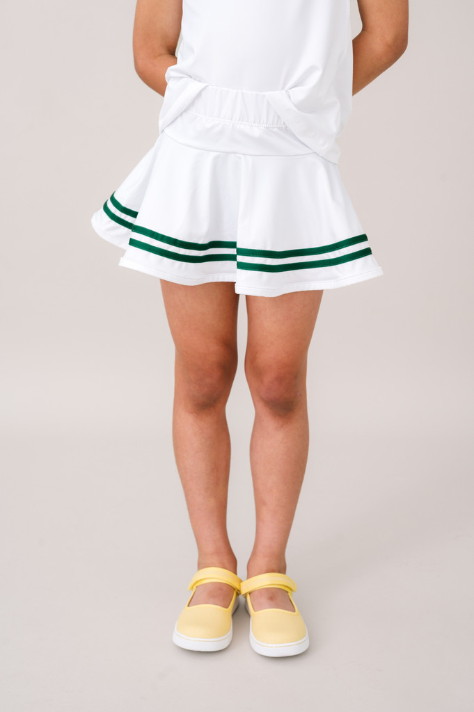 Callie Skort - Pure Coconut, Augusta Green