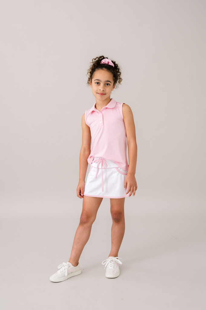 Tiffany Skort - Pure Coconut, Cotton Candy Pink