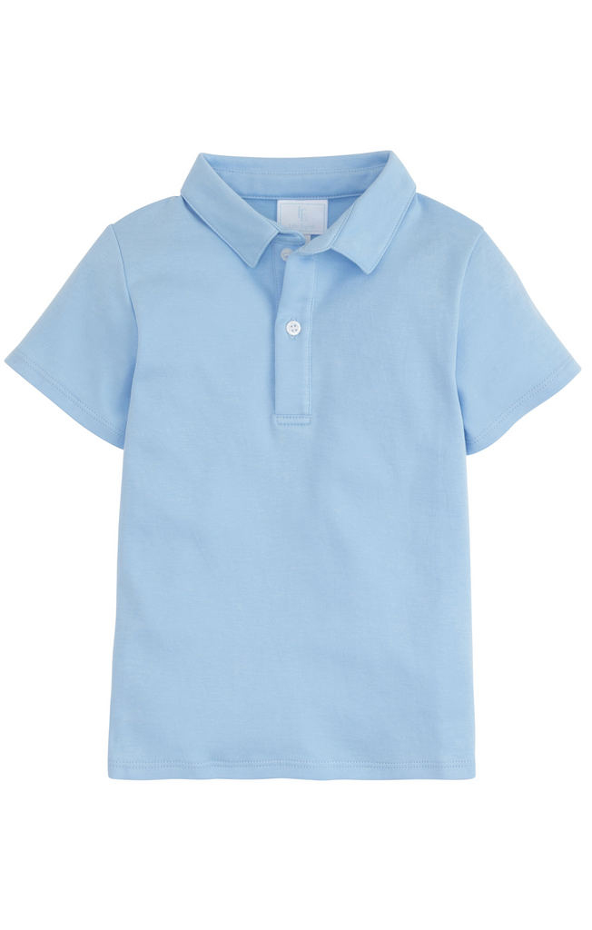 Short Sleeve Polo - Light Blue
