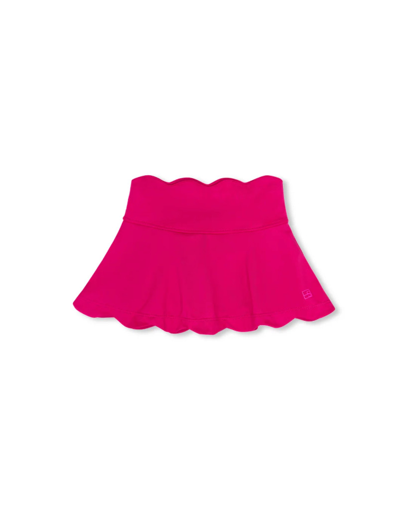 Zoe Scallop Skort - Power Pink