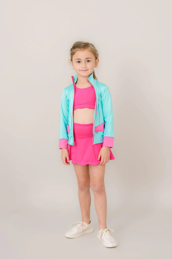 Zoe Scallop Skort - Power Pink