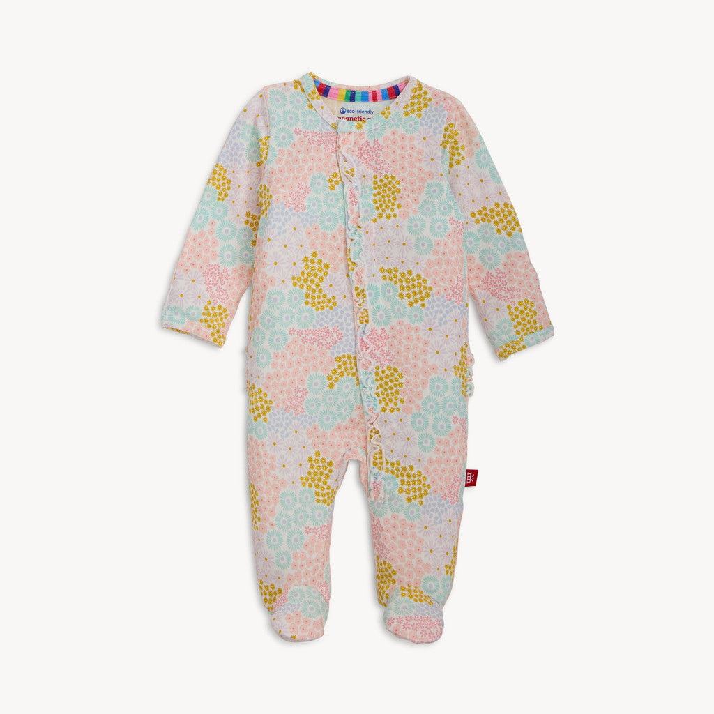 Harper Modal Magnetic Footie with Ruffle