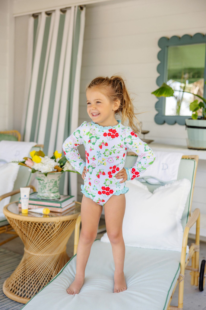 Sarasota Surf-Suit - Berry Sweet/Bellhaven Blue