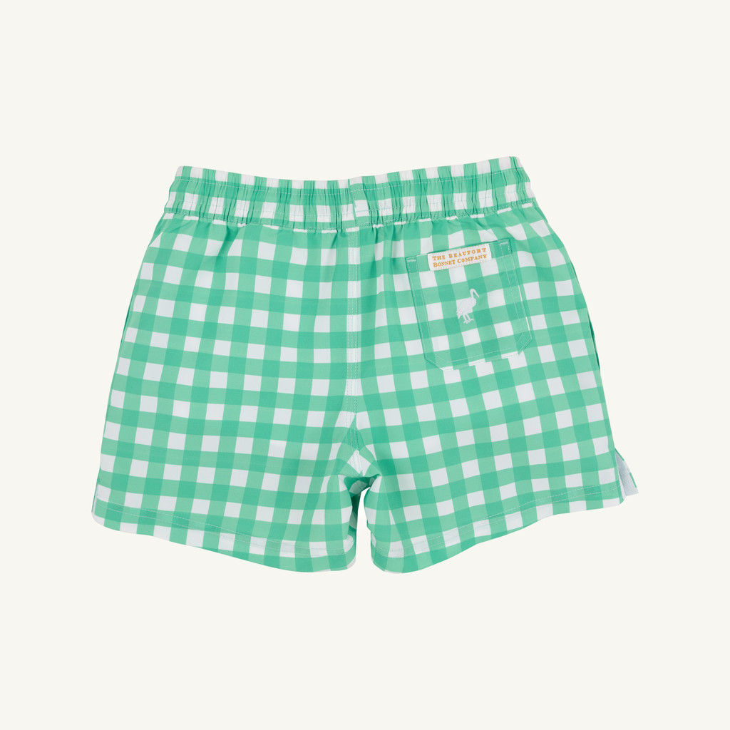 Tortola Swim Trunks - Gibson Island Green/Worth Ave White