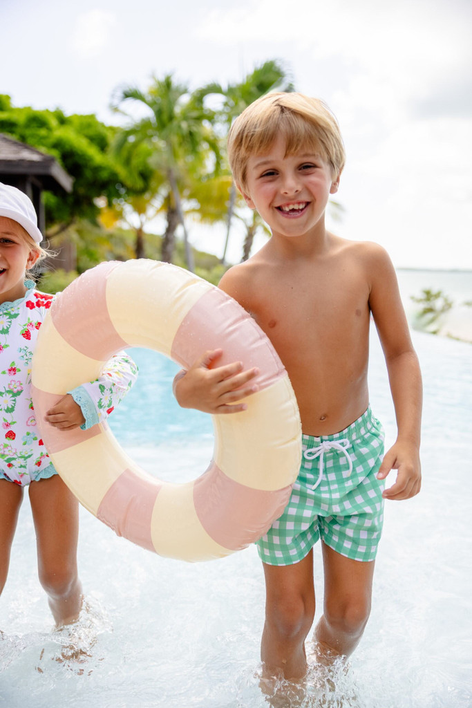 Tortola Swim Trunks - Gibson Island Green/Worth Ave White
