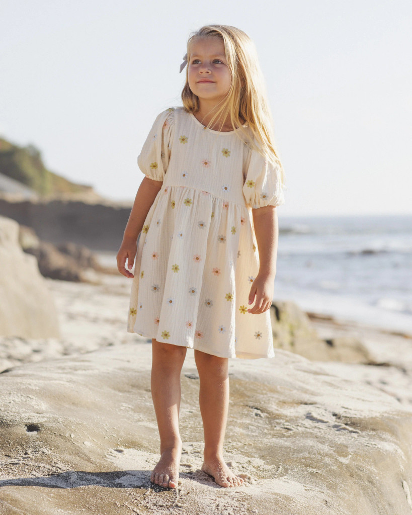 Marley Dress - Embroidered Daisies