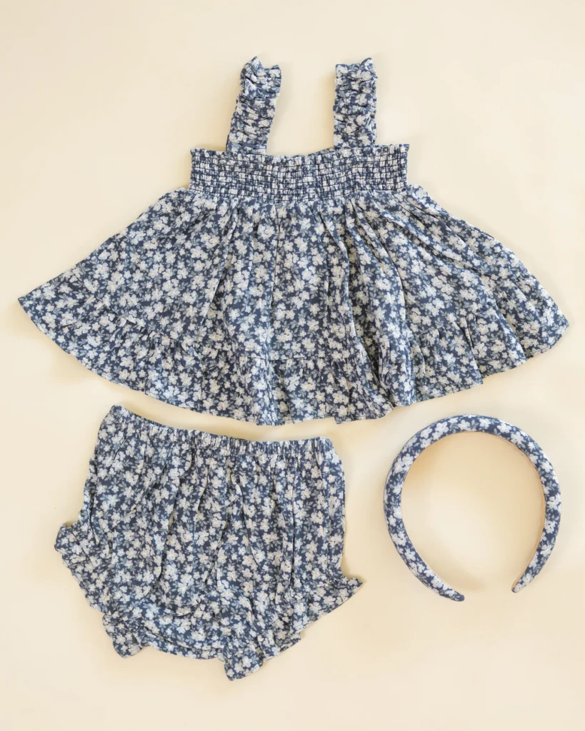 Lala Set - Navy Floral