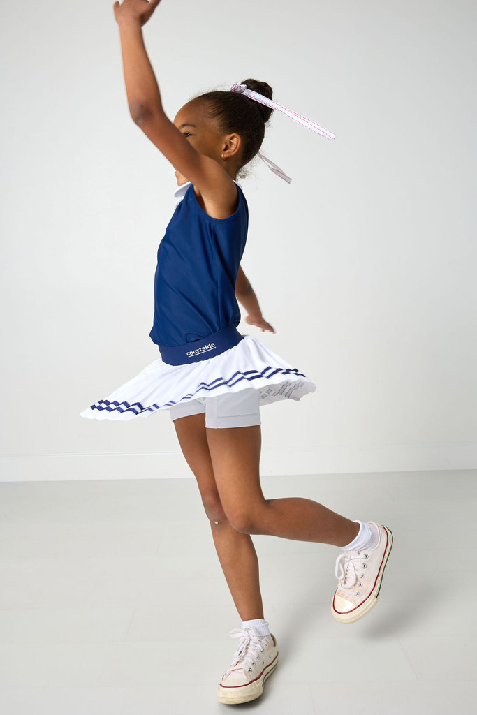 The Girls League White Skort