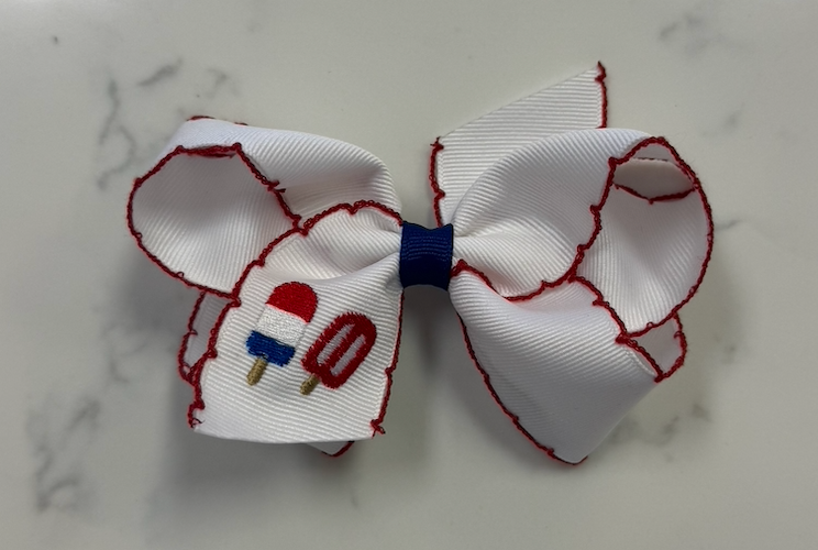 Medium Moonstitch with Americana Embroidery 