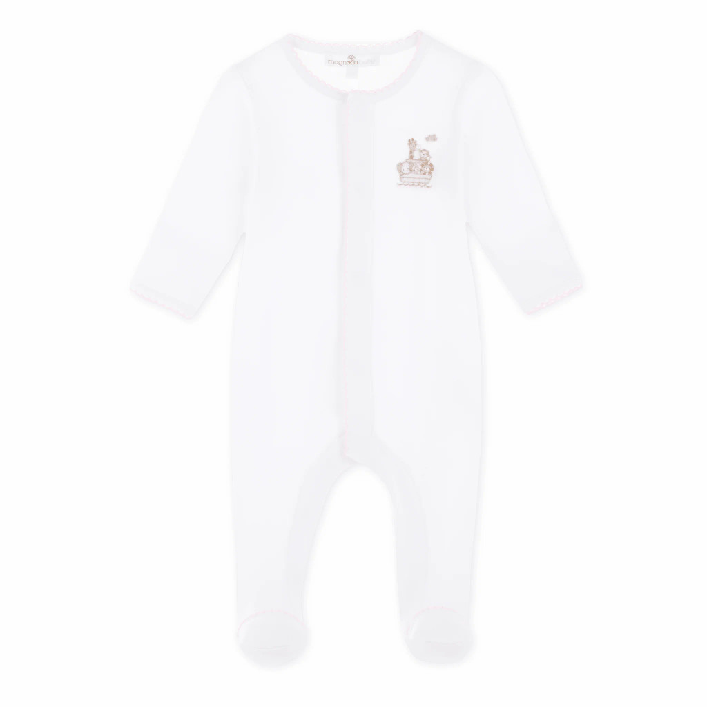 Noah's Ark Footie - Pink