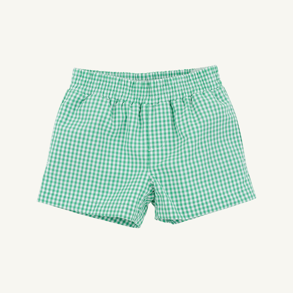 Sheffield Shorts - Gibson Island Green Mini Gingham/Multicolor