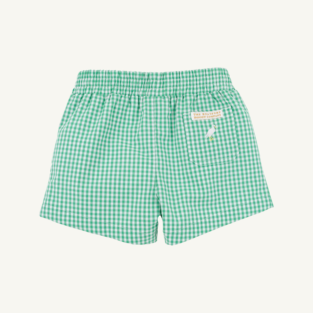Sheffield Shorts - Gibson Island Green Mini Gingham/Multicolor