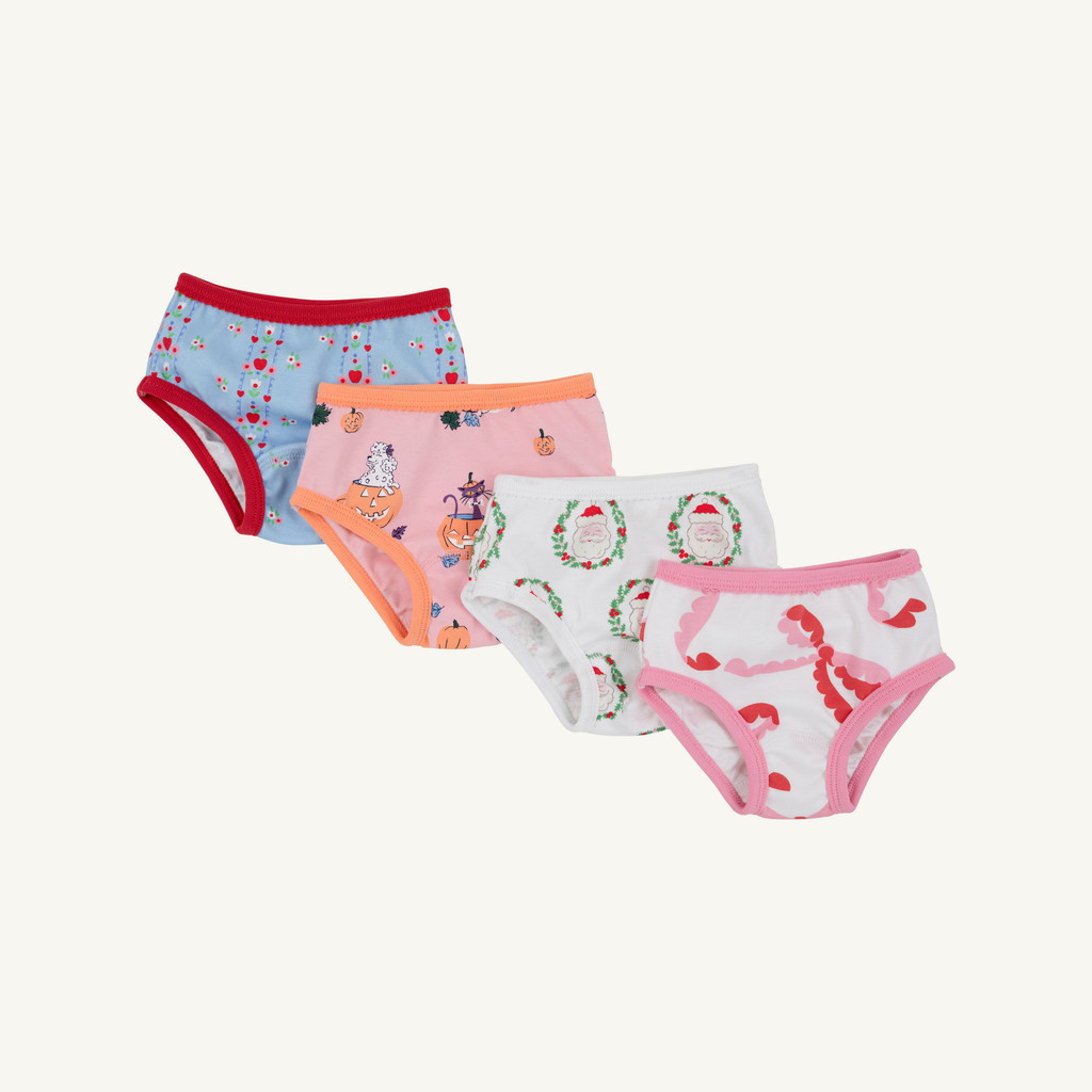 Pippy's Underpinnings Set 4 Pack - Assorted Fall Prints