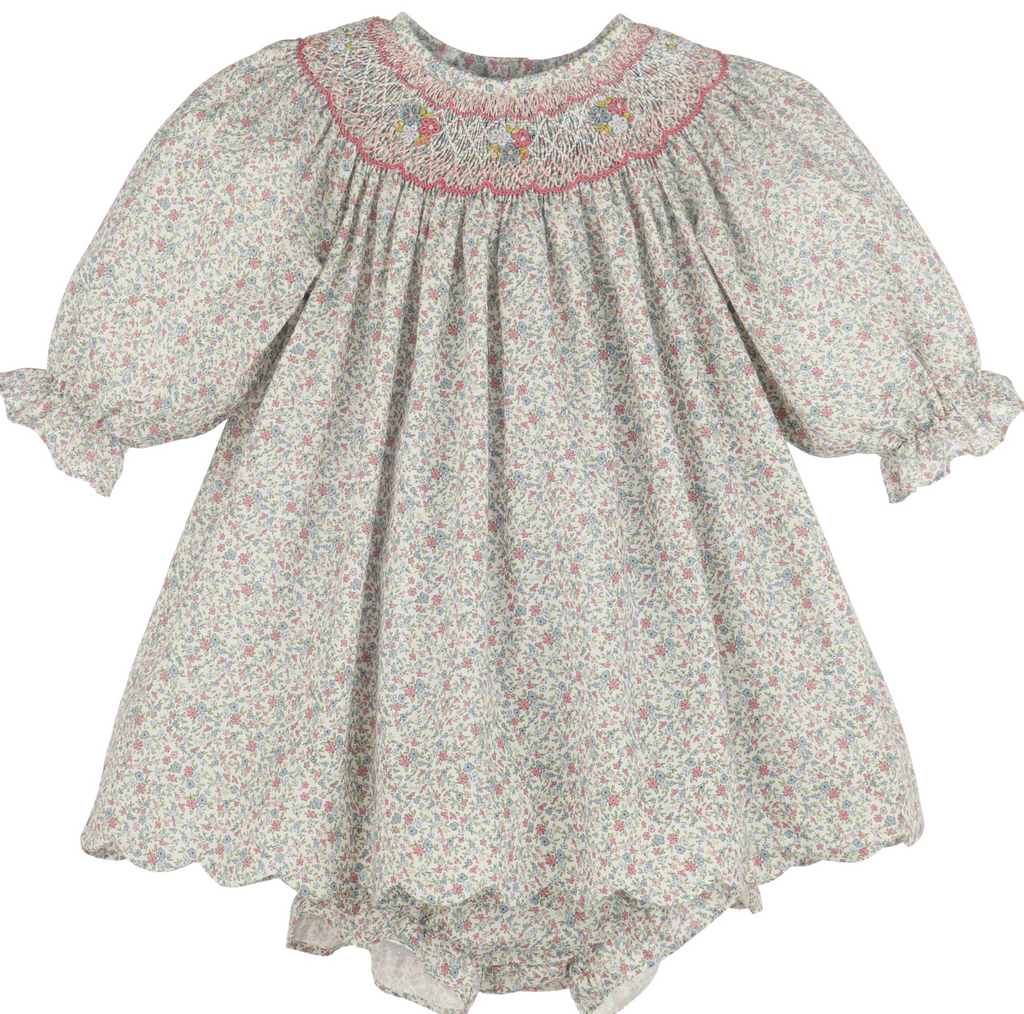 Fall Blossom Dress - Pink