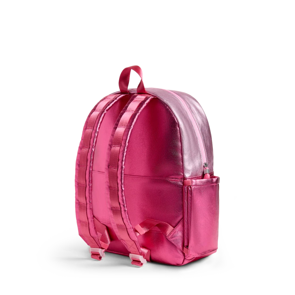 Kane Backpack - Metallic Pink/Hot Pink Colorblock