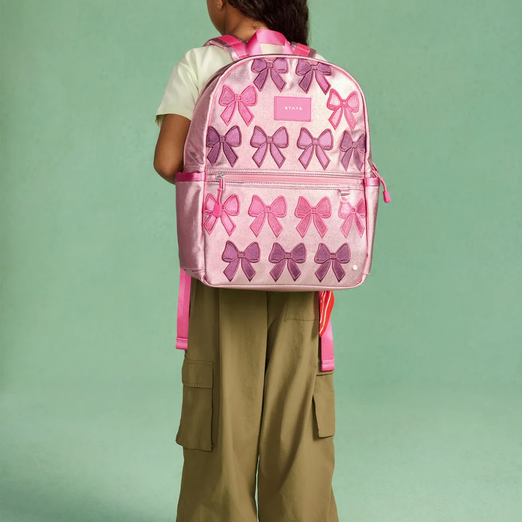 Kane Backpack - Metallic Patchwork Bows