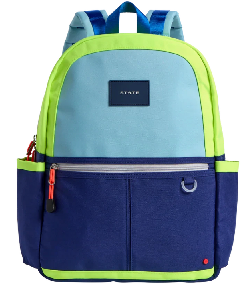 Kane Backpack - Navy/Neon
