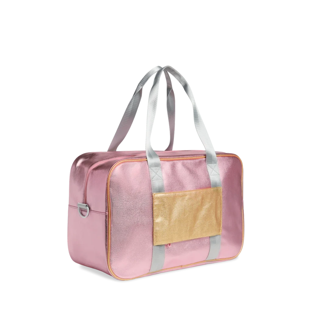 Rockaway Duffle - Metallic Pink/Silver