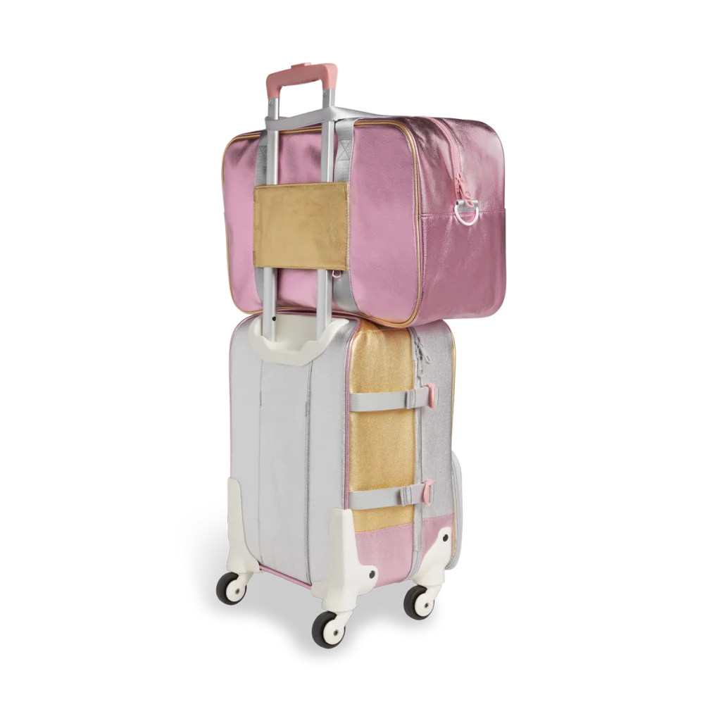 Rockaway Duffle - Metallic Pink/Silver
