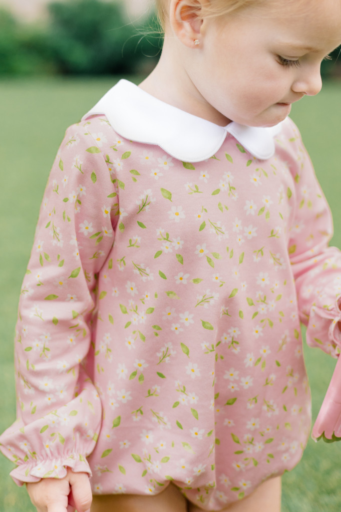 Pink Petal Long Sleeve Bubble