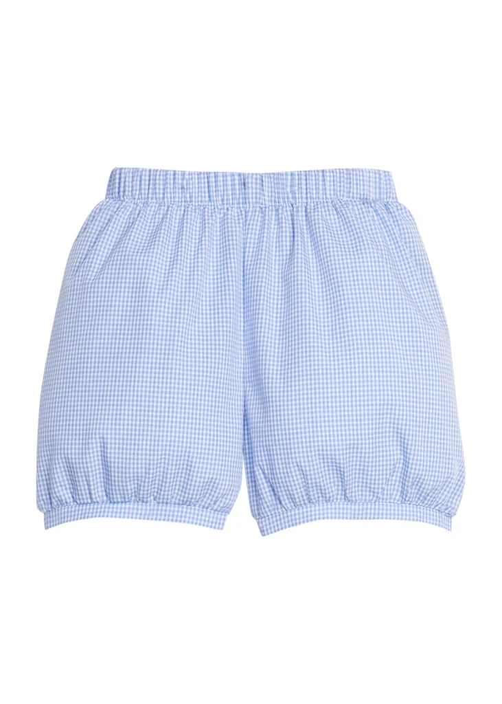 Banded Short - Royal Mini Gingham