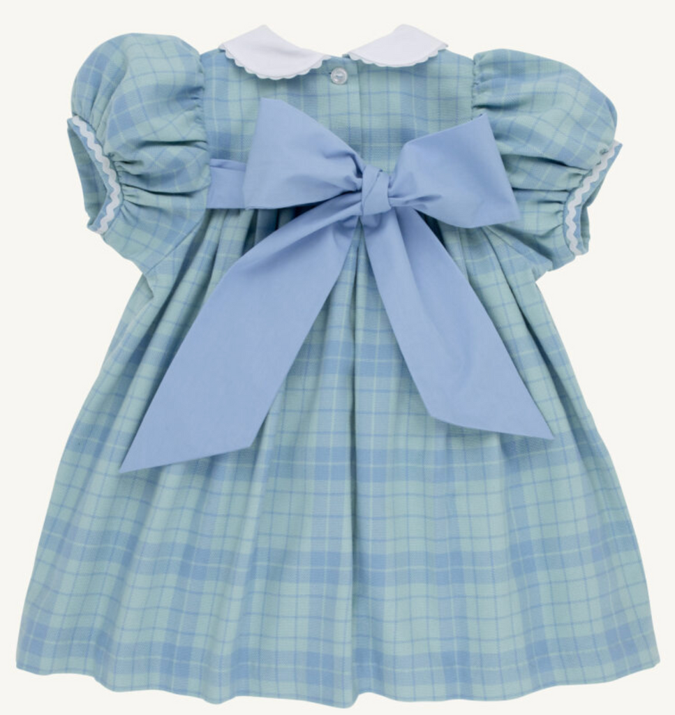 Mary Dal Dress - Audubon Park Plaid / Sarasota Sky