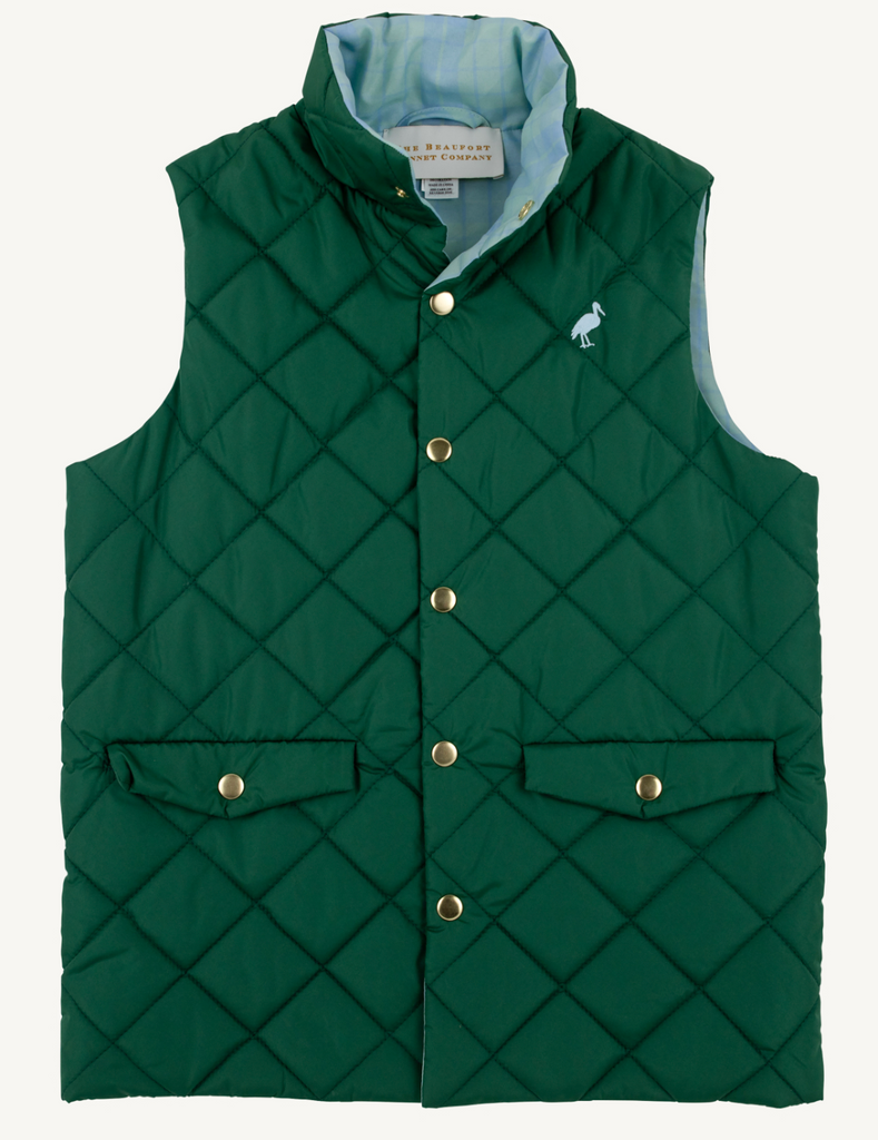Vaughn Vest - Saratoga Gate Green / Audubon Park Plaid