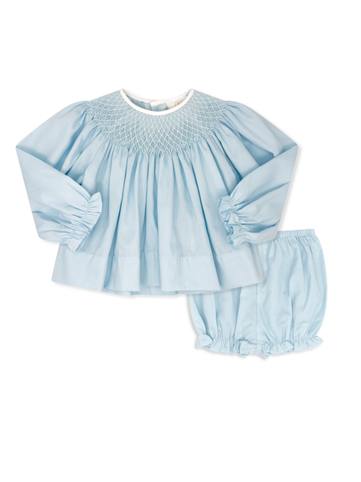 Betsy Bloomer Set - Birmingham Blue Smocking