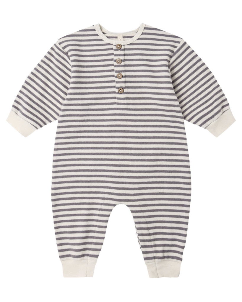 Relaxed Jumpsuit - Slate Stripe