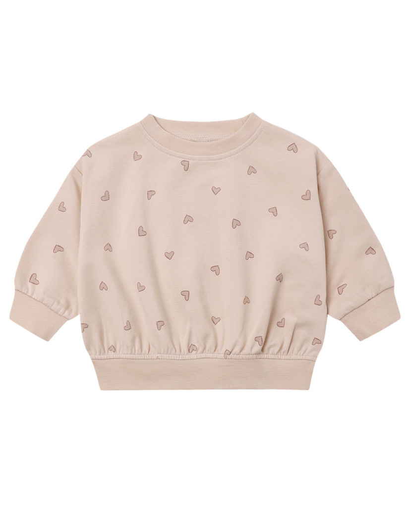 Relaxed Sweatshirt - Hearts