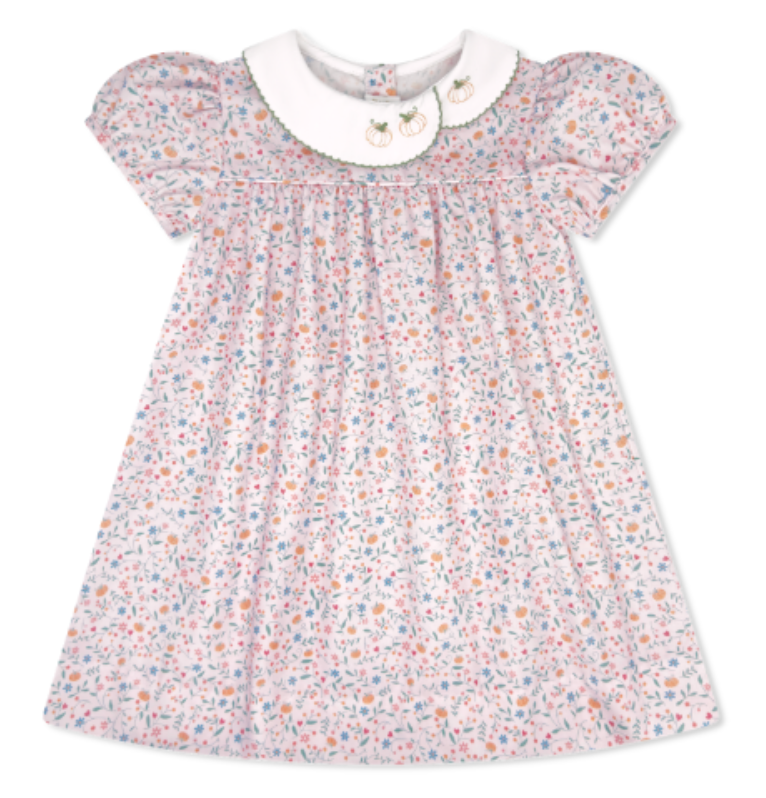 Eloise Dress - Pumpkin Grove Floral