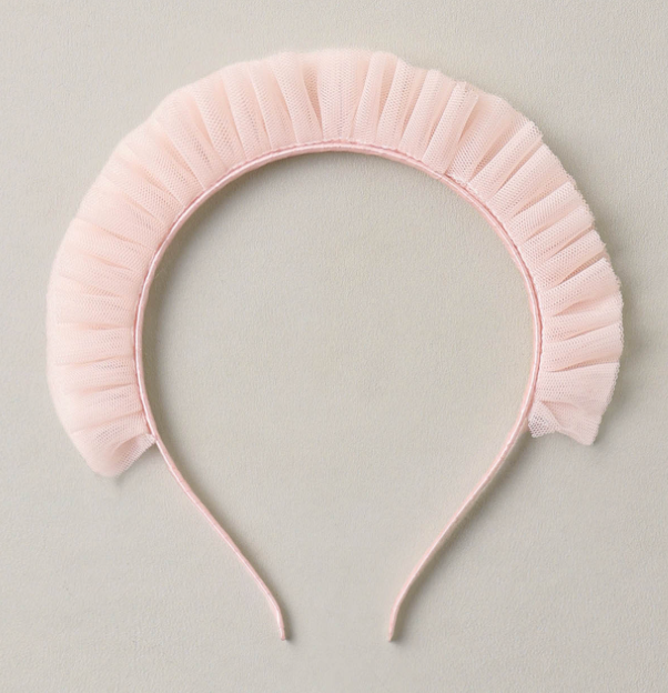 Ruffle Headband - Pink