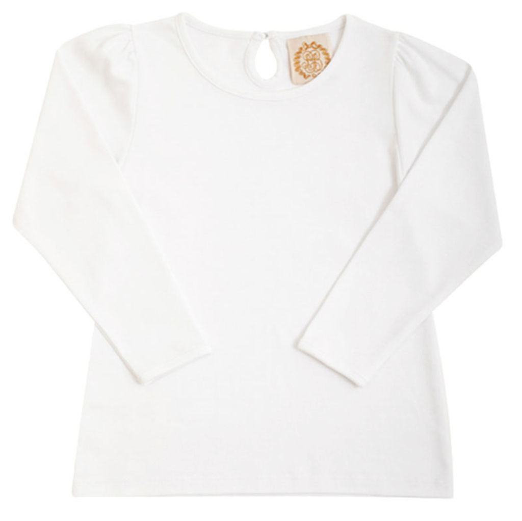 Long Sleeve Penny's Play Shirt - Worth Avenue White