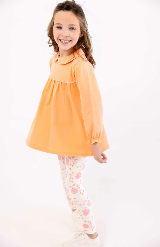 Maude's A Line Top - Seashore Sherbet / Palm Beach Pink