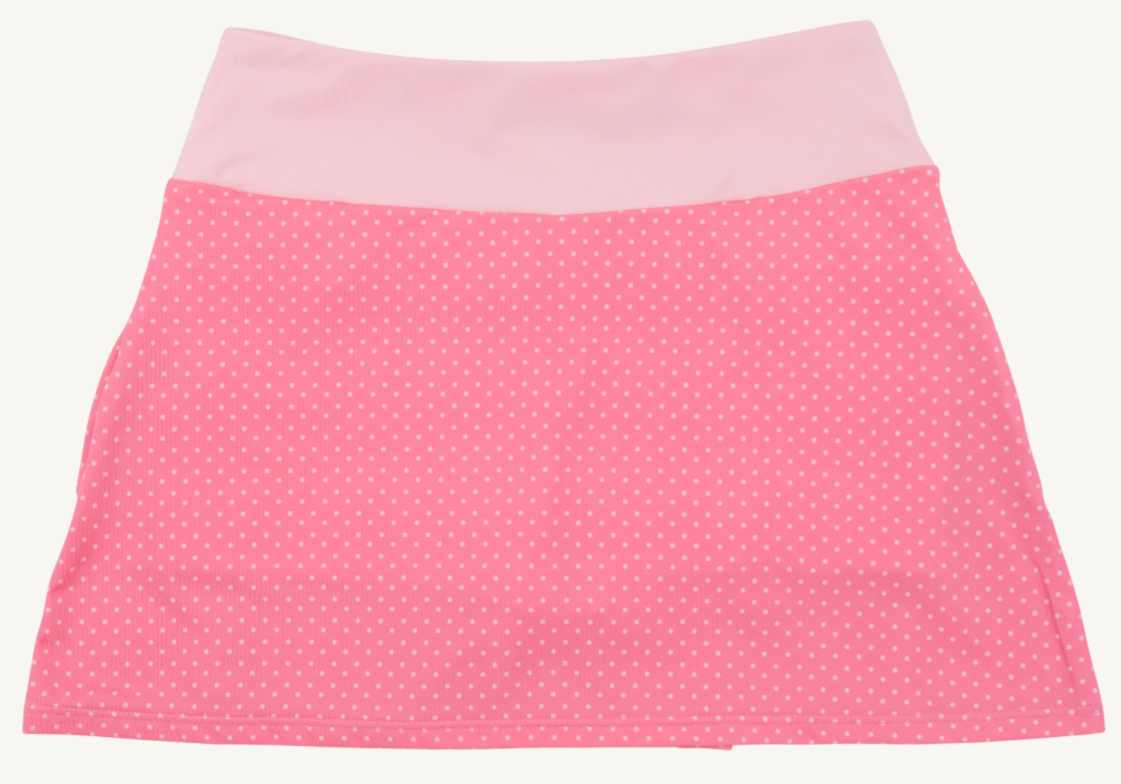 Prepletic Cindy Skort - Romany Rose Microdot/Sandpearl Pink/Palmetto Pearl