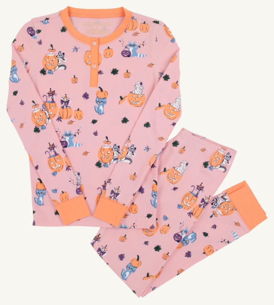 Payton Pajama Set - Candy and Critters (Pink)