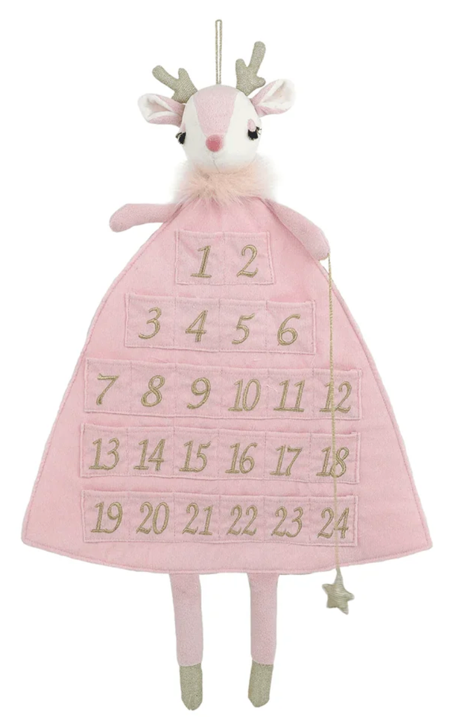 Pink Reindeer Advent Calendar