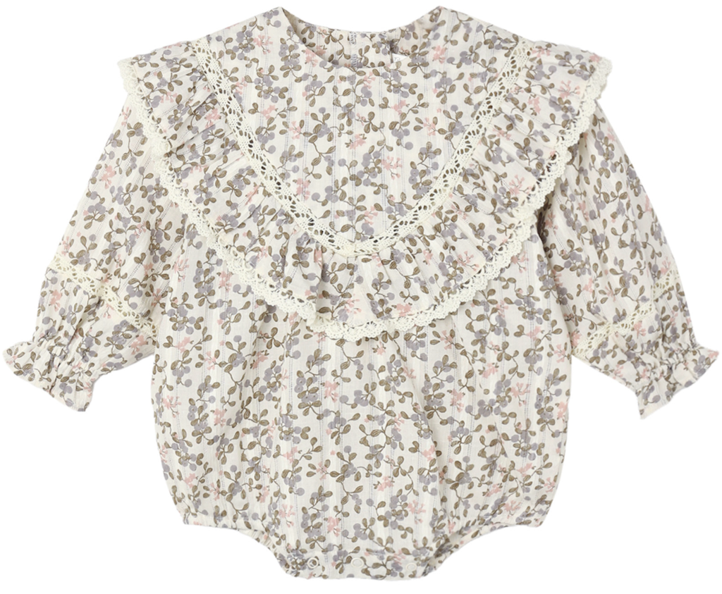 Winnie Romper - Winter Garden