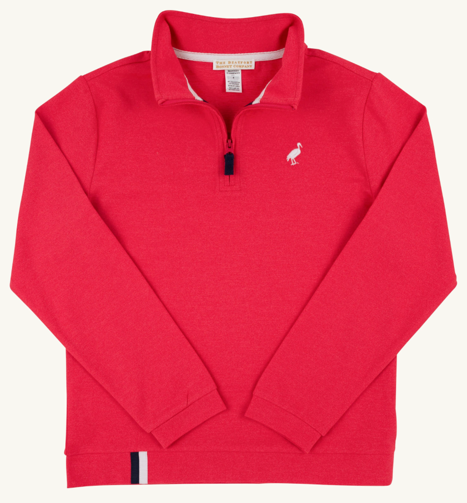 Prepletic Hayword Half Zip - Richmond Red