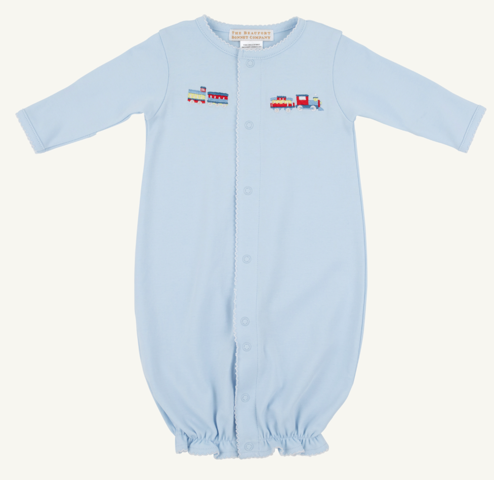Twinkle Twinkle 2 in 1 Gown - Buckhead Blue/Train