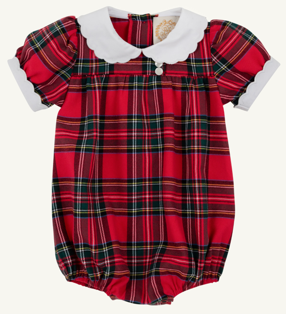 Mary Baker Bubble - Society Prep Plaid/Worth Avenue White