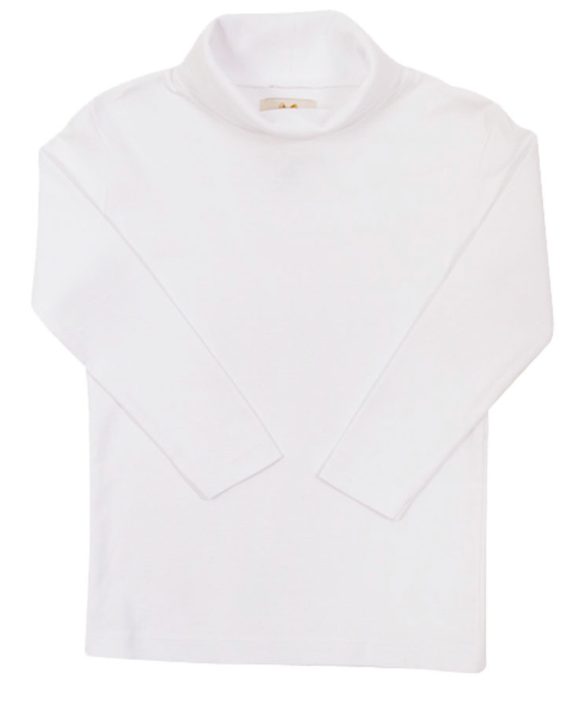 Tatum's Turtleneck Shirt - Worth Avenue White